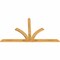Ekena Millwork Richland Rough Sawn Timber Gable Bracket, Western Red Cedar, 84"W x 49"H x 2"D x 4"F, 14/12 Pitch GBW084X49X0204RIC00RWR - alternate 2